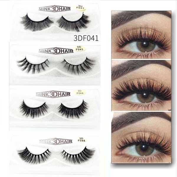

artificial mink lashes 10pairs wholesale high quanlity handmade artificial mink eyelashes glitter packaging 5 styles #3df041 #3df042