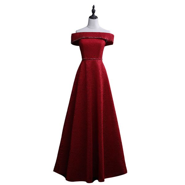 

off shoulder lace evening dresses burgundy 2018 floor length formal dresses lace up evening gowns for party, Black;red