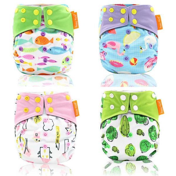 

excellent happyflute bamboo charcoal night aio cloth diaper, 2 inserts ,dual gussets,1pcs hipping