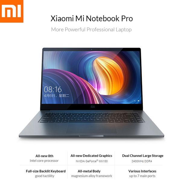 

Xiaomi mi notpro 15 6 inch 16 9 1920 1080 ip 256gb d window 10 intel core i5 i7 quad core lapfingerprint dual wifi