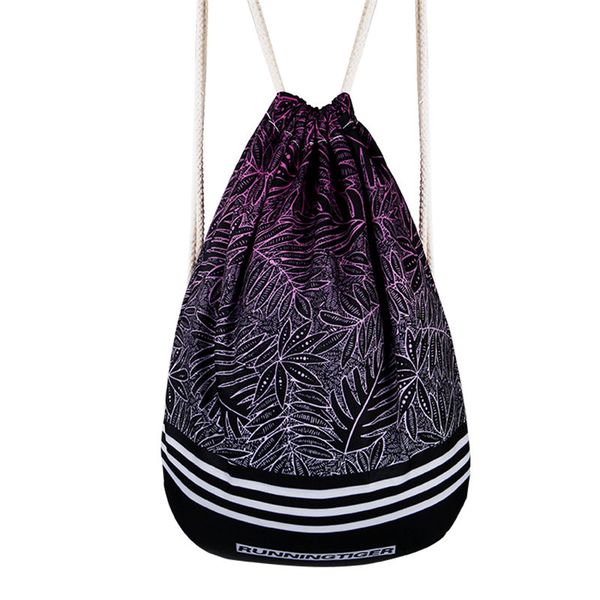

2018 new fashion backpack 3d printing travel softback man women harajuku drawstring bag mens canvas drawstring backpacks