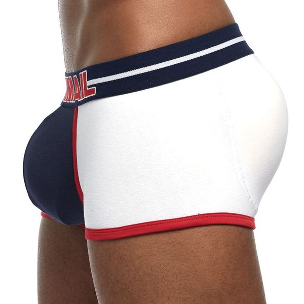 Nueva ropa interior para hombre Boxers bañadores con bulto Sexy suspensorio para gais parte delantera trasera doble extraíble Push Up Cup3197