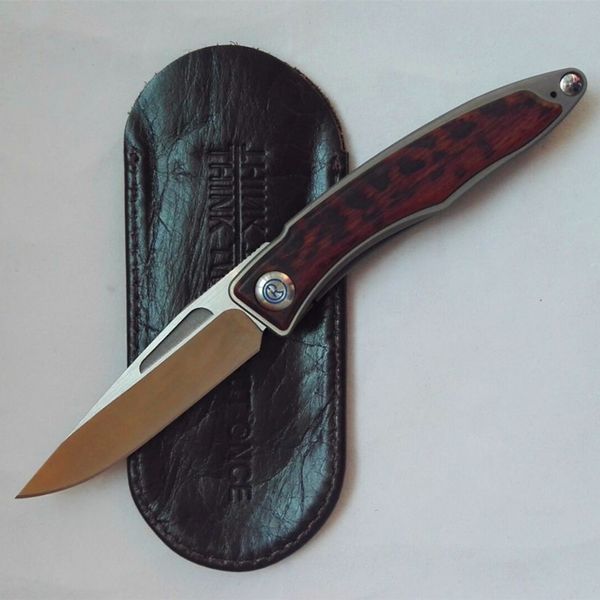 Chris Reeve faca edc 61HRC M390 100% lâmina de titânio alça de bolso dobrável faca de caça facas de sobrevivência faca de presente 1pcs