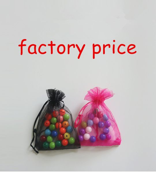 

500pcs 10 x 15 cm drawable white small organza bags favor wedding christmas gift bag jewelry packaging bags pouches custom drop shipping