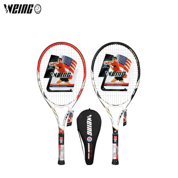 

weing ii professional training indoor outdoor tennis racket with handbag carbon aluminum alloy tennis string foaming handle