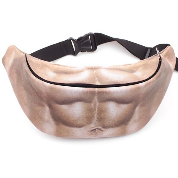 

унисекс 3d поддельные пива живота мышцы бомж талии пакет с застежкой-молнией регулируемый ремень путешествия бег велоспорт мероприятия на св