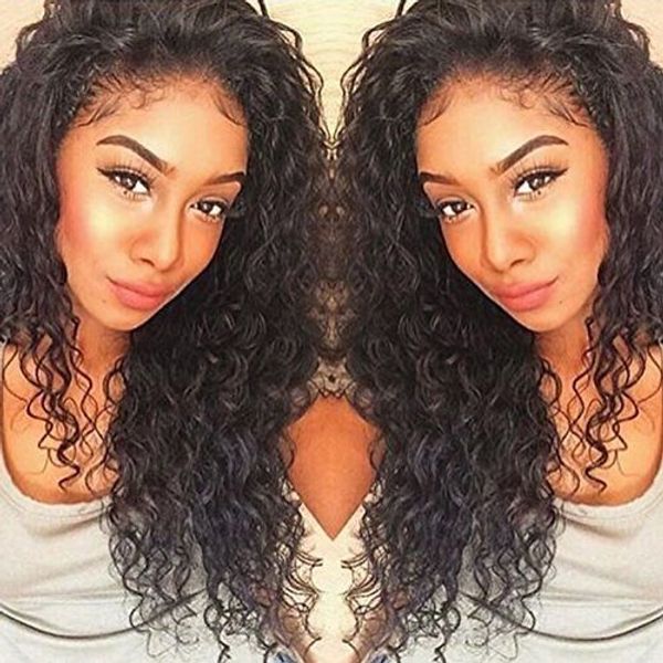 HD парики из натуральных волос на кружеве спереди, глубокая волна, завитки, полностью натуральные малайзийские реми для чернокожих женщин, предварительно выщипанные, 130%, бразильский 360, фронтальный парик diva1