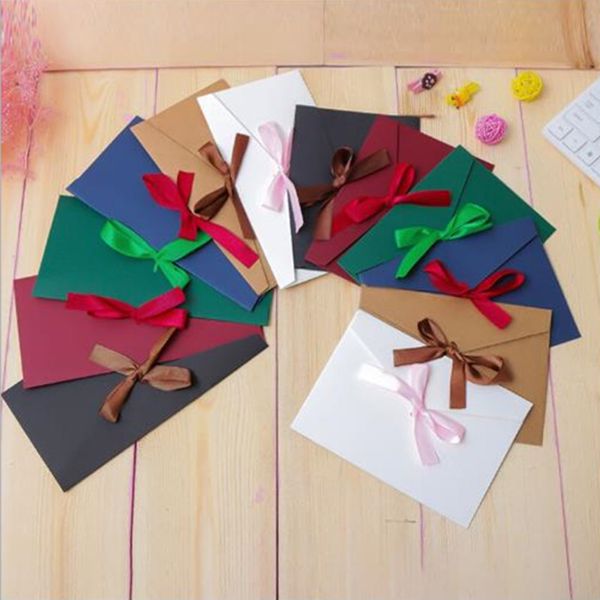 

220*110mm)30pcs/lot color western-style envelopes a5 blank bills receive bag kraft envelope paper enveloppe wedding invitations