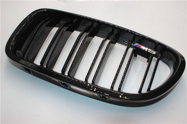 

a series f10 пара 5 glossy black dual ламелей m5 стиль передняя решетка почки решетка для bmw f10 520i 523i 525i 530i 535i 2010