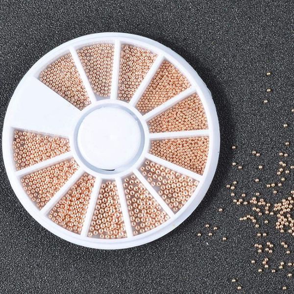 

5mm nail art sticker tip decal 3d acrylic glitter manicure studs nail tips diy, Silver;gold