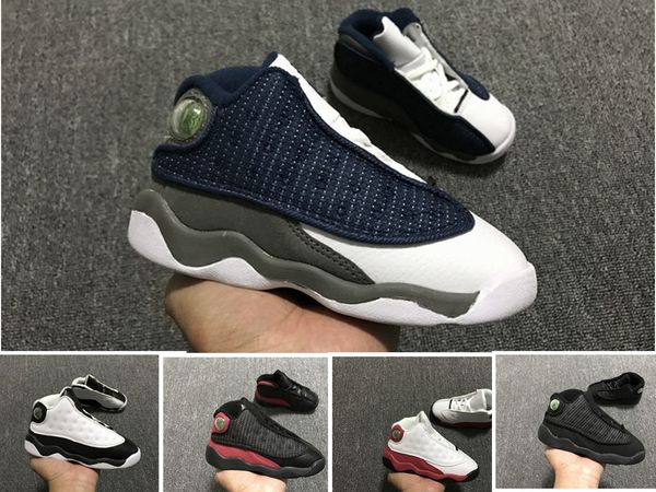 Für Großhandel Schuhe Jungen Mädchen Neue Babys 13s Schwarze Günstige 13 Katze Kinder Turnschuhe Basketballschuhe Geschenk TFKul15Jc3