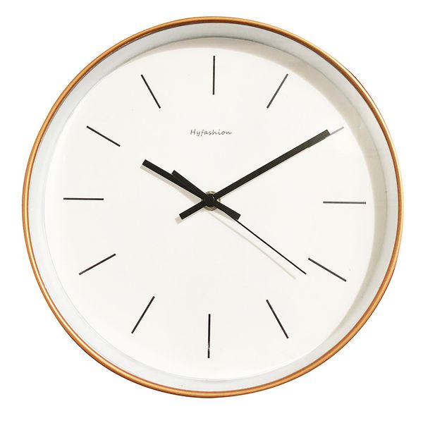 

nordic brief hanging clock 3d modern quartz mute wall clocks home decoration for living room bedroom study bar silent 10 inches