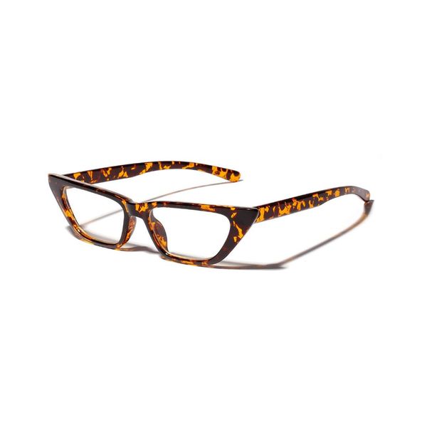 

cat eye glasses for women men retro plastic frame eyeglasses clear lens leopard sunglasses male female optical glases, White;black