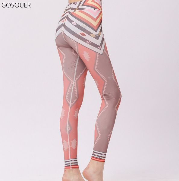 

women's printed leggings high waist yoga pants workout leggings pants soft capri printing elastic gym workout tights, White;red