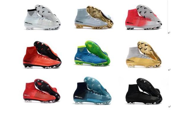 

Девушки Дети Футбольные Бутсы Роналду Mercurial Superfly CR7 V FG AG ACC Neymar Футбольные Бутсы Ма