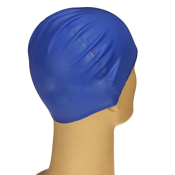

silicone men women adults swimming pool swim cap hat protect waterproof