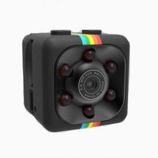 

mini hd-mega lens sq11 dv hd 1080p mini camera digital dvr motion detection infrared out door sport voice video recorder, Black