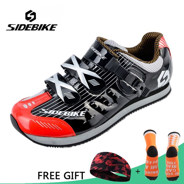 

sidebike non lock mtb road cycling shoes ultralight leisure bike shoes men breathable non slip bicycle sapatilha ciclismo, Black