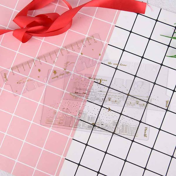 

creative a6/3pcs 6 holes binder planner notebooks gold foil index divider a6 notebook accessory office school stationery, Purple;pink