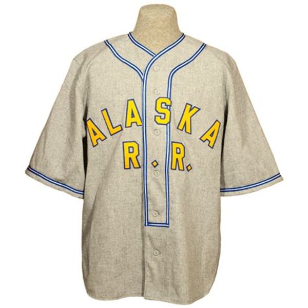 

Alaskan Railroad 1948 Road Jersey 100% Stitched Embroidery Logos Vintage Baseball Jerseys Custom Any Name Any Number Free Shipping