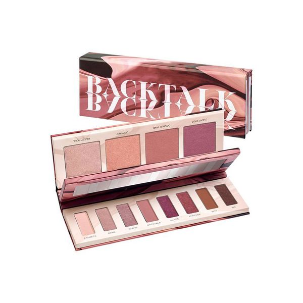 

2018 BackTalk 12 colors Eyeshadow Palette Eye and Face Palette Highlighter Blush Eye shadow by DHL 12pcs