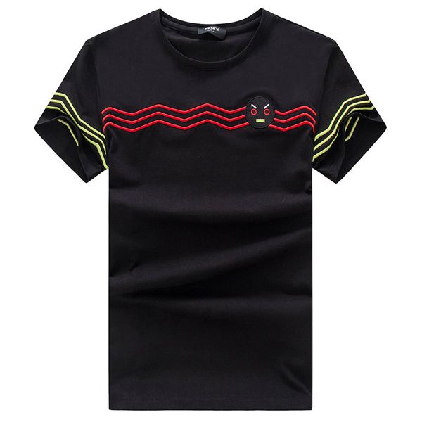 

2019 brand t-shirt new uk usa street fashion womens summer couples round neck shirt loose short-sleeved italy mens brand cotton t-shirts, White;black