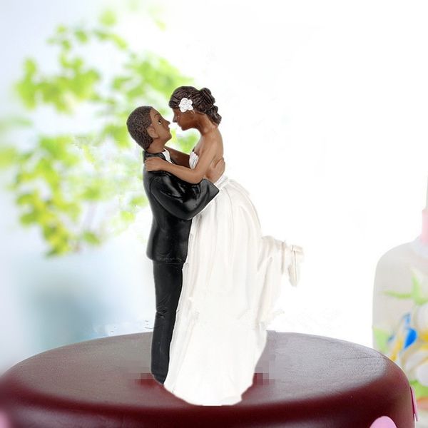 Wedding Cake Topper Love Favors Figurine Decorations Bride and Groom Decor