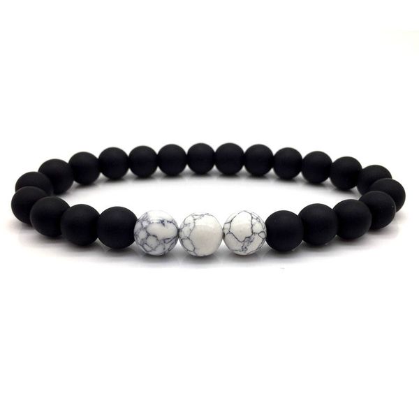 8MM Neue Mode Natürliche Holz stein Perlen Wurzel Chakra Jewery Hip Hop Bead Armband Buddha Wort Schmuck Für Männer frauen geschenk