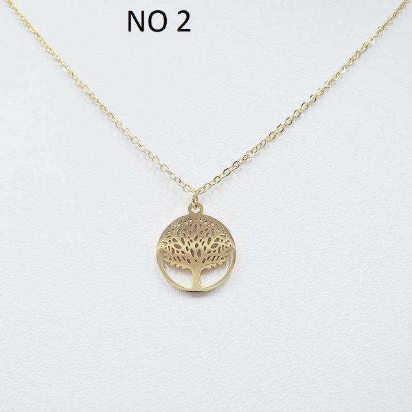 

fashion necklace ,stainless steel ,anti-allerge ,avaibale in 7 models life-tree shape ,life-tree pendant, Silver
