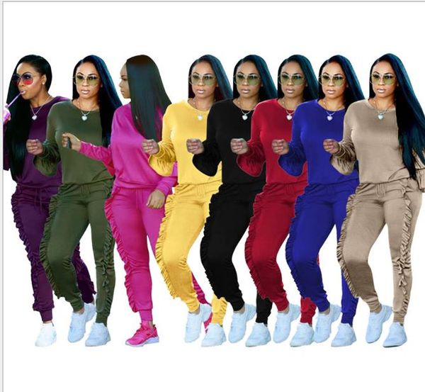 

women's clothing autumn winter fashion 2 piece set tracksuit for women pant and sweatsuits printed women's suits clothing, Gray