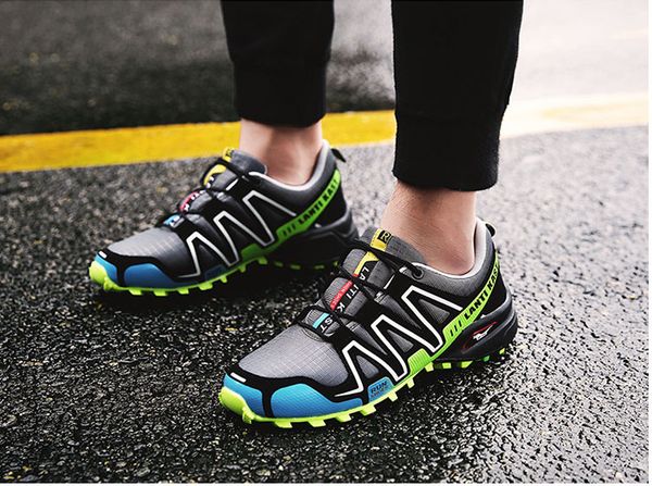 

hot sale 2018 Zapatillas Speedcross 3 ATHLETIC Shoes for men new Walking Speed cross shoes size 40-46