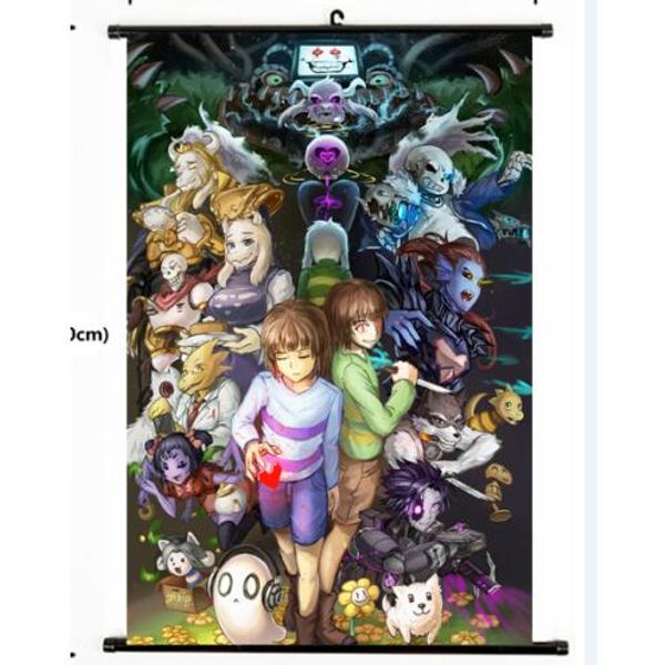 

undertale japanese cartoon anime poster home decor wall scroll decorative poster60*90cm