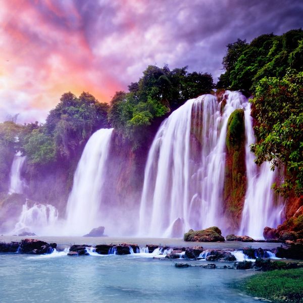 

a2146 waterfall 30*30 5d diy diamond embroidery painting home decor diamond cross stitch 100% resin tool dril painting mosaic needlework