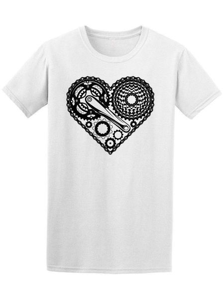 Heart bike T-shirt for men short sleeve sport summer breathable shirts