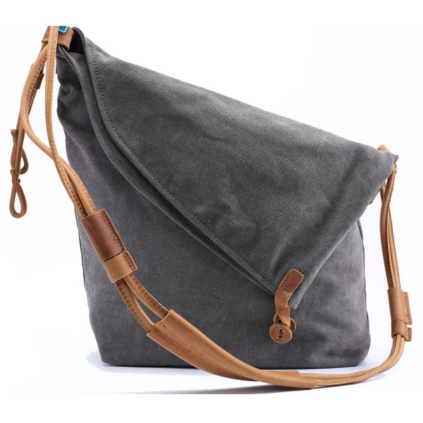 

new women's leather real cowhide canvas crossboyd messenger shoulder bag