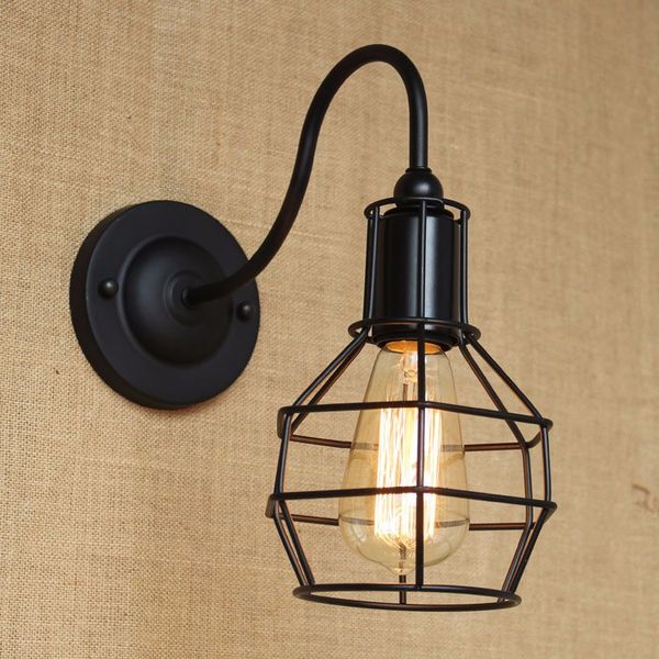 Grosshandel Edison Gluhbirne Wandlampe Knob Schalter Lager Loft