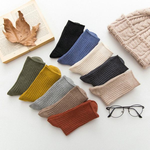 

2018 new fashion women socks cotton socks 88105, Black;white