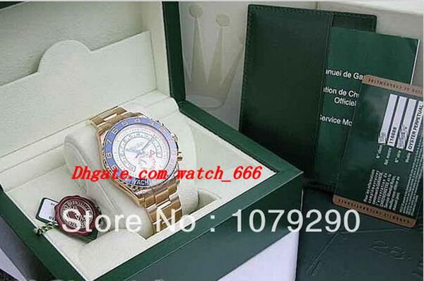 

luxury fashion watches original box ii 116688 44mm white dial stainless steel automatic men's watch watches, Slivery;brown