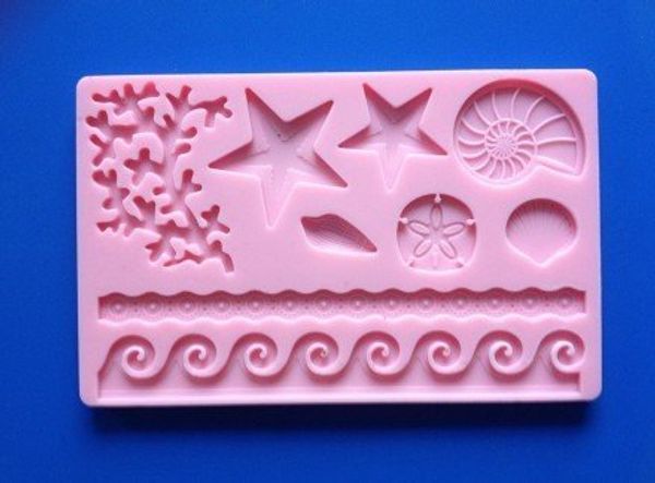 

sea life fondant mold silicone mold diy gumpaste flowers cake decorating