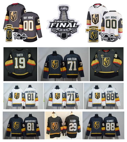 

nhl vegas golden knights jersey 29 marc-andre fleury 71 william karlsson 81 jonathan marchessault 75 ryan reaves tuch men women kids hockey, Black;red