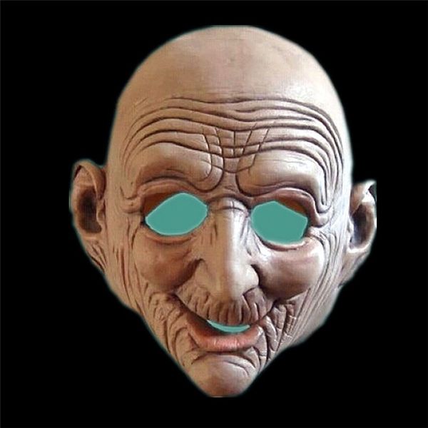 

new old man latex mask halloween carnaval cosplay latex silicone realistic human skin masks dance party masquerade pary