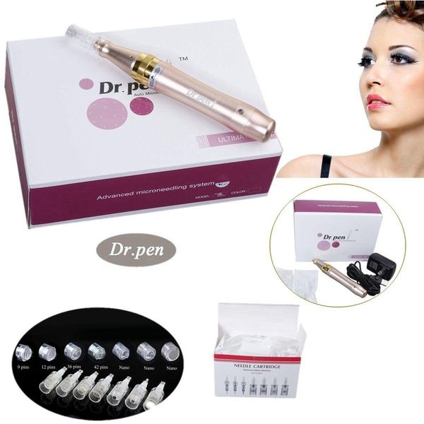 Dr. Pen Ultima M5 -W Recarregável Microneedle System Ajustável 0.25-2.5mm Elétrico Dermapen Selo Auto Micro Agulha Rolo