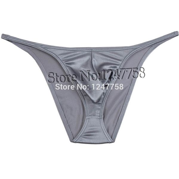 

micro tanga pants mens string shiny bikini briefs underwear, Black;white