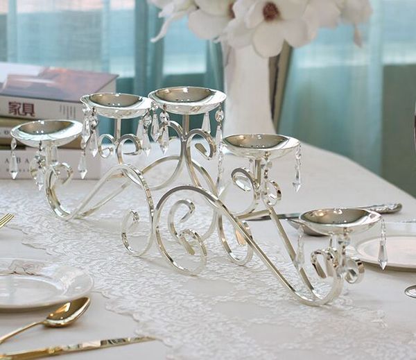 Wedding Centerpieces Candelabra Parties Decorations Crystal