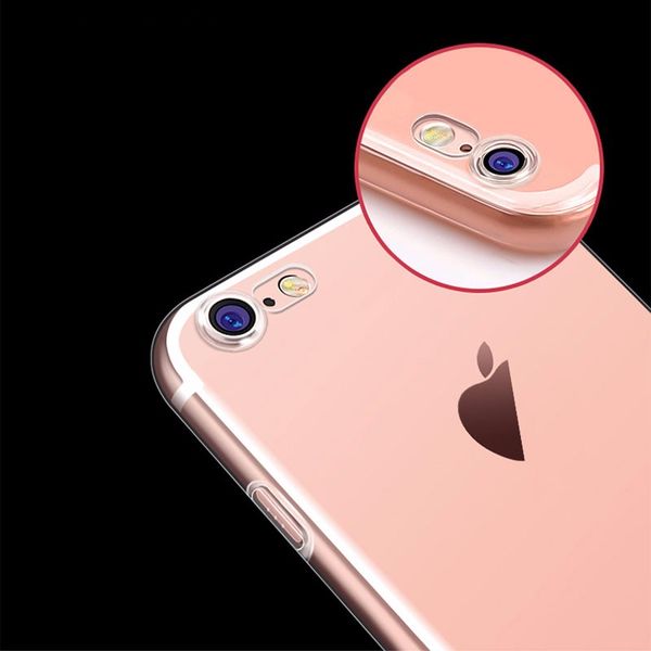 

protective for iphone phone cases ultrathin 1mm thickness phone case transparent soft tpu for iphone 8 plus case