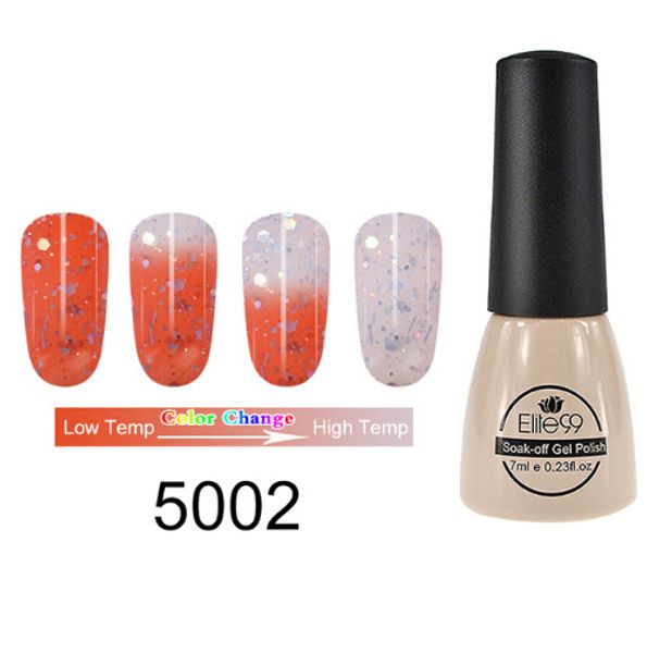 

elite99 7ml thermal thermo mood color changing nail polish soak off uv led chameleon temperature change gel varnish lacquer
