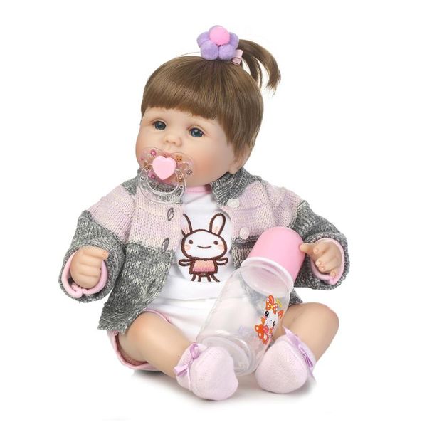 

42 см горячие продажи дешевые высокое качество bebe reborn реалистичные новорожденного ребенка bonecas kid игрушка мягкие силиконовые reborn