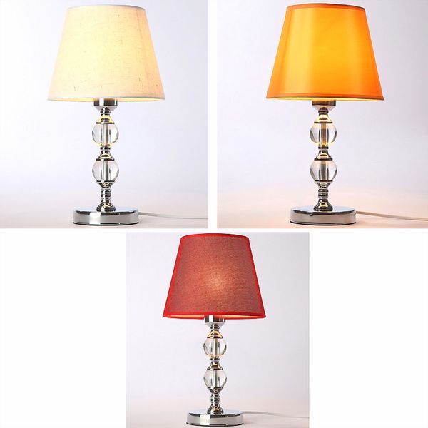 2019 Modern Crystal Table Lamp Living Room Bedroom Yellow Beige Red Decoration Table Light From Yuancao 97 91 Dhgate Com