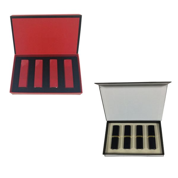 

Hot Famous Luxury brand Makeup Matte lipstick 4 colors red tube press matte lipstick 4pcs/set 2 types high quality