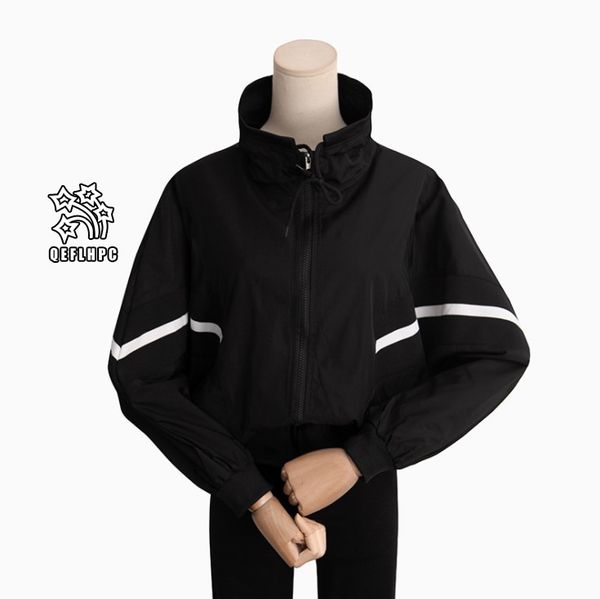 

2018 autumn winter women jacket fashion casual jacket youth jacket loose coat jackets women outerwear &coats stand collar long sleeve af5202, Black;brown